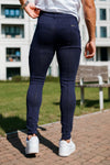 THE CHEVRON TROUSERS - NAVY BLUE - Maison Sydney