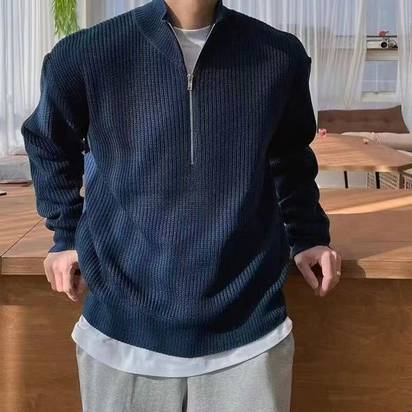 JEONJU Half Zip Sweater - Maison Sydney
