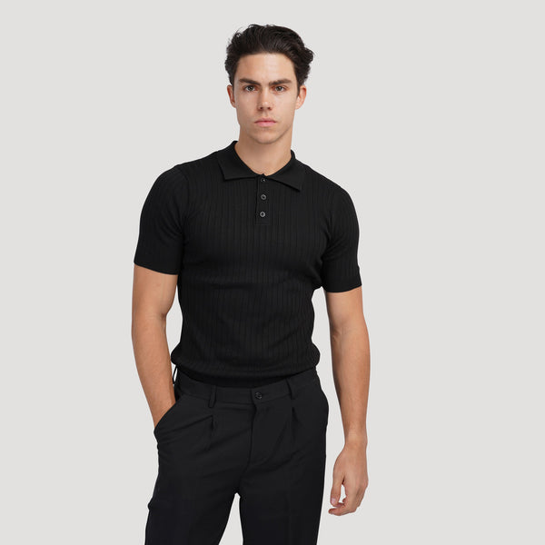 GIMCHEON Knitted Polo Shirt - Maison Sydney