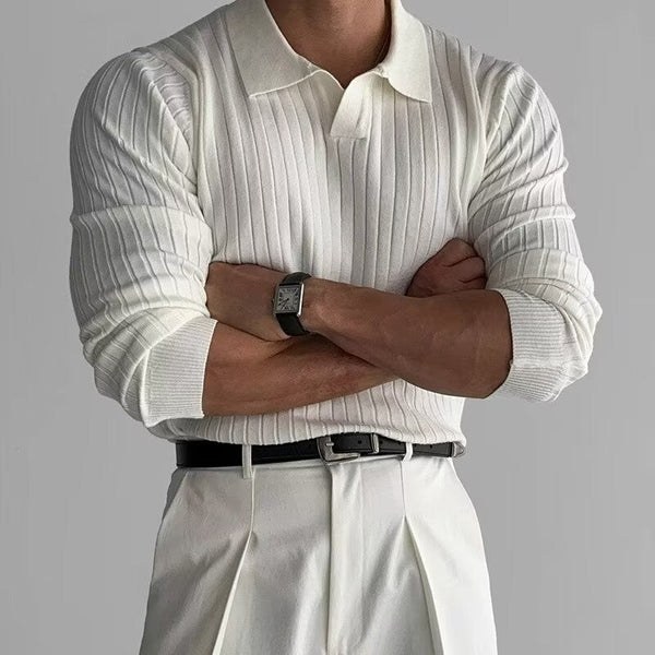 SUWON V-Neck Polo - Maison Sydney