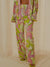 Unique Painted Print Pleated Loose Wide-leg Pants
