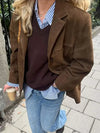 Urban Chic Suede Jacket - Maison Sydney