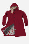 BURGUNDY BLOSSOM WINDBREAKER