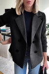 ESTRELLA™ - Elegant Knit-Sleeve Blazer - Maison Sydney