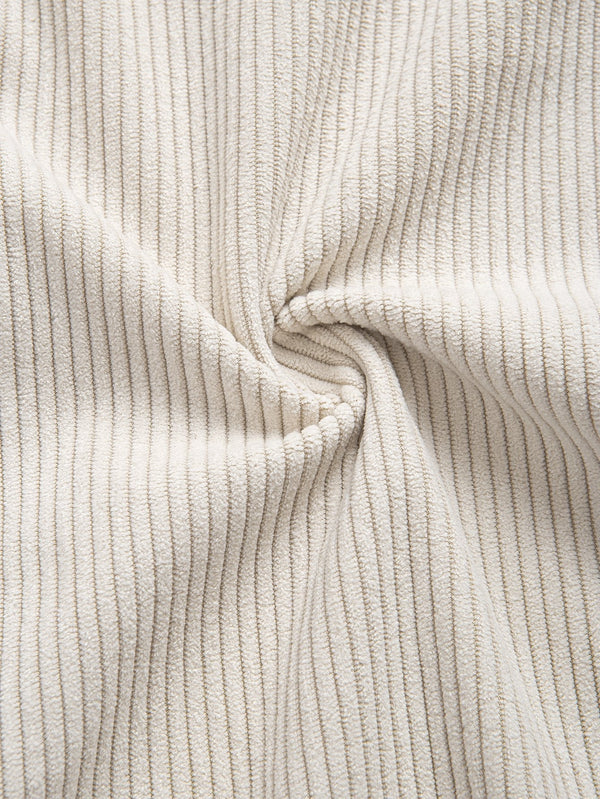 Corduroy Stand Collar Shirt - Maison Sydney