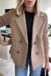 ESTRELLA™ - Elegant Knit-Sleeve Blazer - Maison Sydney
