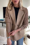 ESTRELLA™ - Elegant Knit-Sleeve Blazer - Maison Sydney