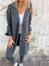 Aveline - Single Breasted Casual Wool Coat with Lapels - Maison Sydney