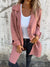 Aveline - Single Breasted Casual Wool Coat with Lapels - Maison Sydney