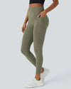 High Waisted Butt Lifting Tummy Control Side Pocket Shaping Training Leggings - Maison Sydney